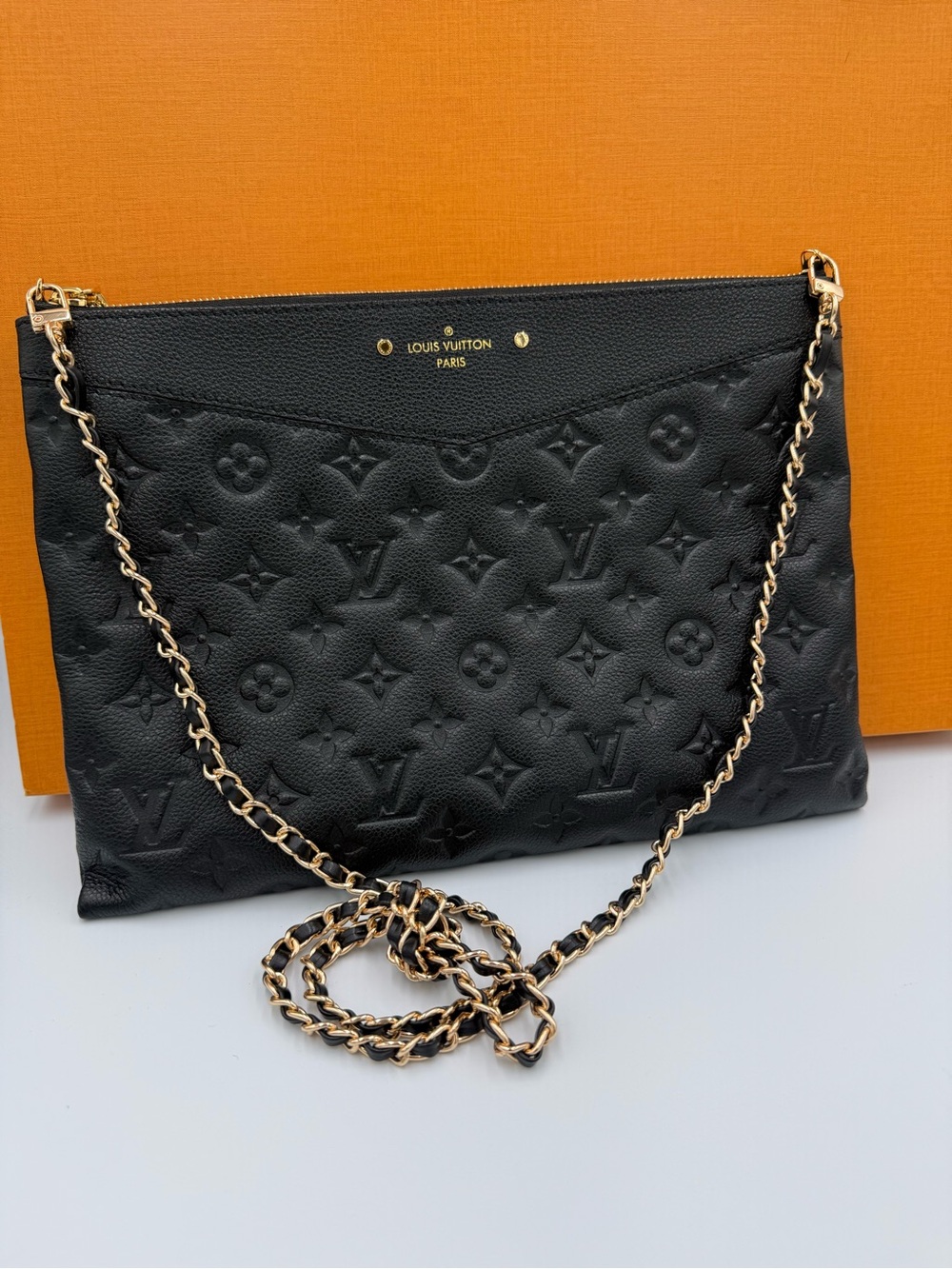 Louis Vuitton Monogram Empriente Daily Pouch w/Felt Insert & Crossbody Strap